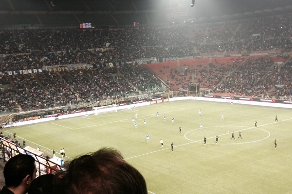 サッカー観戦