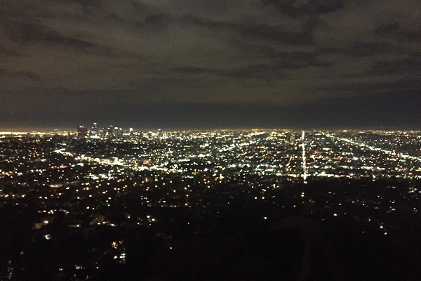ロサンゼルスの夜景