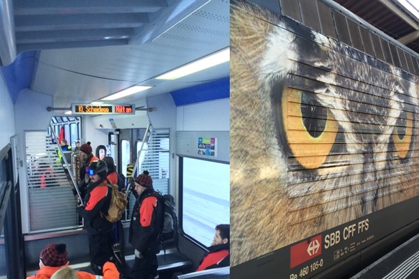 スイス列車旅