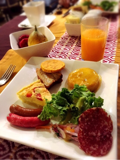 マチュピチュ朝食