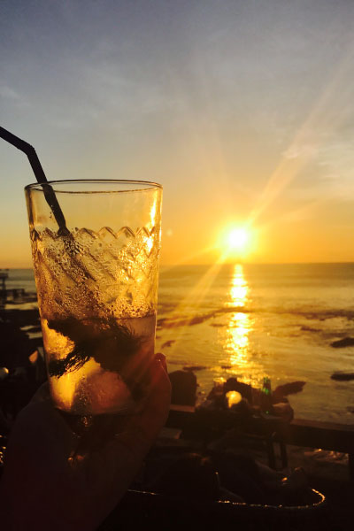 バリ島の夕陽
