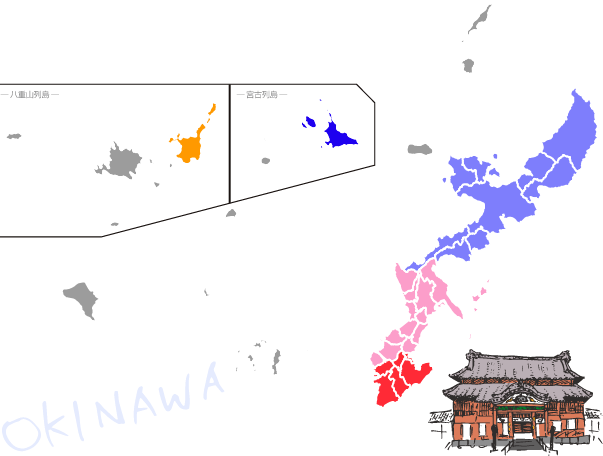 沖縄の地をエリア別に探索