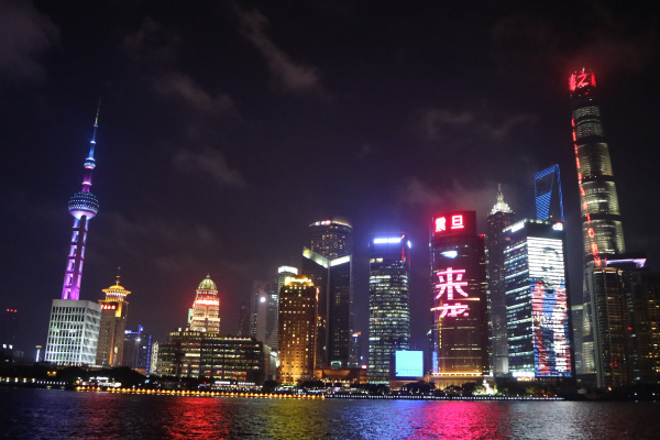 浦東地区の夜景