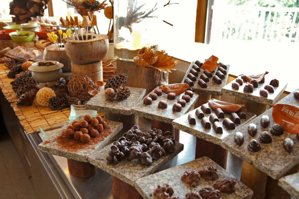 ソチルドではチョコレートがいつでも食べ放題
